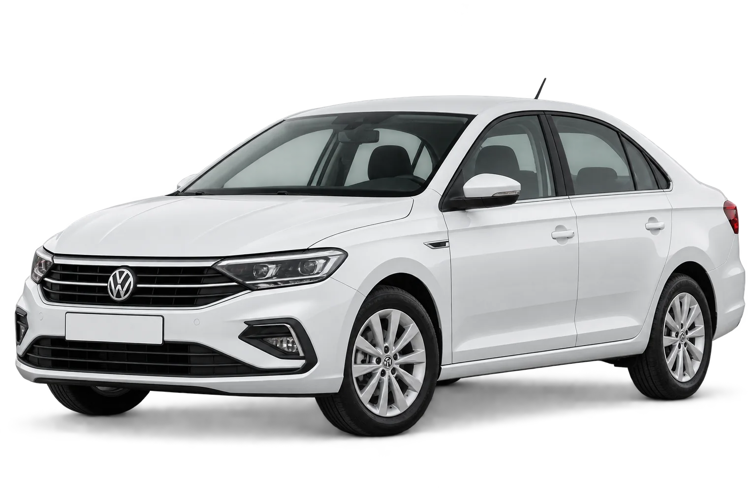 Volkswagen Polo, белый автомобиль